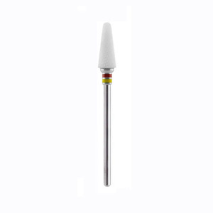 Fraise à ongles conique en céramique de 6,0 mm pour le retrait de l'acrylique et le vernis à ongles – Outil de manucure professionnel pour salon - Product Image 1