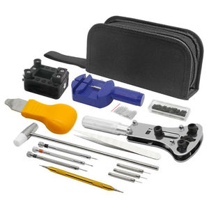 Kit de réparation de montres en acier inoxydable personnalisé OEM, 147 pièces, outils de réparation DIY, démonte-bracelet, ouvre-boîtier, tournevis - Product Image 2