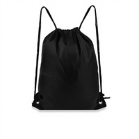 Sacs à cordon personnalisés en polyester et nylon avec logo imprimé pour promotion, vente en gros, pour le shopping et comme sacs à dos