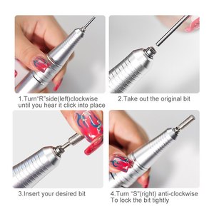Máquina Eléctrica de Manicura y <span class=keywords><strong>Pedicura</strong></span> de 35000 RPM, <span class=keywords><strong>Torno</strong></span> <span class=keywords><strong>Profesional</strong></span> para Uñas, Cortadores de Bajo Ruido, Kit de Limas para Uñas - Product Image 3