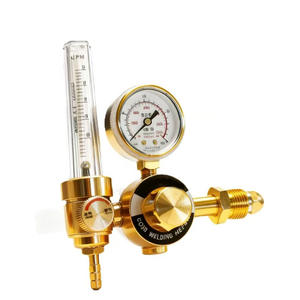 All-Copper Ar/CO2 Gauge Argon Pressure Regulator Carbon Dioxide <b>Flow</b> <b>Meter</b> Arc Welded High Quality Pressure Gauge for Gas - Product Image 1