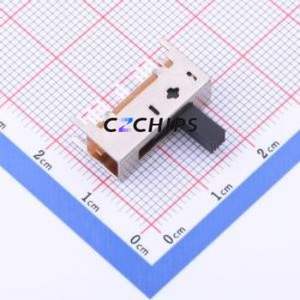 SS-25D01-G070 Slide Switch Through hole-16P,19.5x6.6mm Switch Double Pole Five Throw Rectangle Pin Header PC Pin 19.5mm - Product Image 1