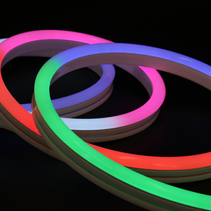 ไฟนีออน LED RGB ซิลิโคนแบบยืดหยุ่น 12V ขนาด 7x13 มม. ความยาวตัดได้ 5 ซม. จากผู้ผลิตในฮ่องกง สำหรับป้ายไฟนีออนและตกแต่งภูมิทัศน์ - Product Image 4