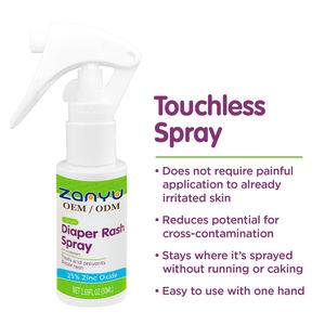 Spray per Eritema da Pannolino Senza Risciacquo a Marchio Privato, 25% Ossido di Zinco, 50ml/100ml, Lenitivo e Idratante per il Corpo, Tratta e Previene l'Eritema da Pannolino - Product Image 2