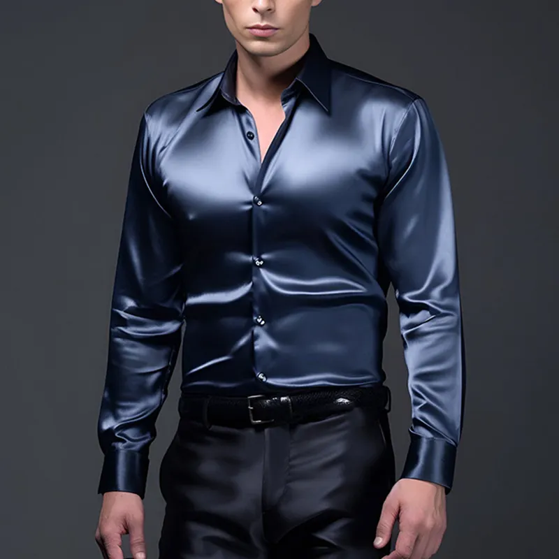 Camisetas masculinas justas, roupas casuais, camisas da moda personalizadas com estampa de manga comprida para homens/
