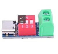 Módulo de Placa de Activación PD Ajustable de 5-20V, USB Tipo-C, 100W, Placa de Prueba de Carga Rápida PD
