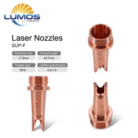 Buse de torche laser d'angle SUP-F M16, pointe conique en cuivre robuste et résistante à l'usure pour équipement de soudage par points portatif