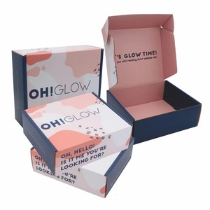 Ecommerce Paper Box Packaging Solution Custom Branded Mailer Box With Paper Card / Tissue Paper / Paper Sticker For Shipping
