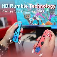 Carcasa para Controles de Juego Izquierdo y Derecho SwitchOled, con Cable, Vibración, Sensor de Seis Ejes, Control de Juego Pequeño NS BT