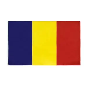 루마니아 루마니아 국기 3x5 야외 루마니아 국가 국기 황동 그로밋 90x150cm