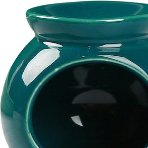 Vente en gros de petits brûleurs à cire élégants, brûleurs à huile de cire en céramique modernes pour bougies chauffe-plat, brûleurs d'encens pour la décoration de la maison - Product Image 4