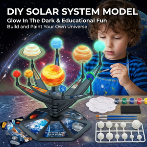 Sistema Solare con Modello Luminoso al Buio, Giocattoli Educativi Fai-da-Te per Bambini, Scienza STEM con Pianeti Telecomandati - Product Image 5