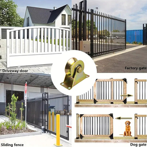 Y/V rãnh thép nặng nhiệm vụ cửa trượt con lăn với khung cho cửa nhà để xe tiếng ồn thấp chống gỉ Caster - Product Image 5