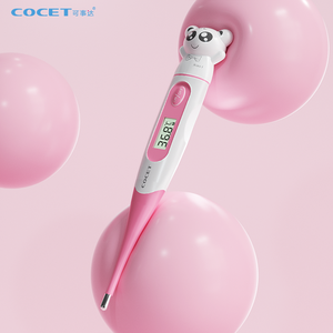 COCET Cartoon Cute Fever Thermometer Soft Head Flexible Tip Thermometer Medical <strong>Digital</strong> Oral Thermometer - Product Image 4