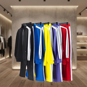 Ensemble de survêtement unisexe à séchage rapide en polyester, veste zippée et pantalon à taille élastique pour adultes - Product Image 4
