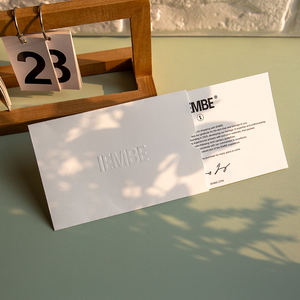 Busta di <span class=keywords><strong>Carta</strong></span> Testurizzata in Cotone di Lusso con Stampa Serigrafica Personalizzata per Matrimoni - Product Image 5