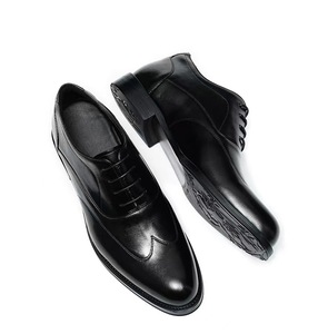 Hot Selling Products 2025 Fashion Ankle Walking Style <b>Boots</b> Men Business Shoes Genuine Leather Men's Office Dress Shoes Oxfords - Product Image 6
