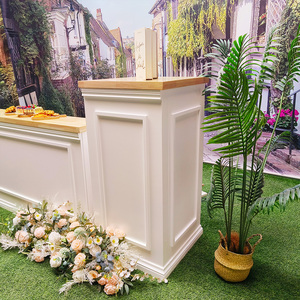 Su misura in legno bancone di nozze bancone di nozze tavolo Bar per la festa nuziale doccia nuziale - Product Image 5