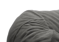 Sac d'haricots en velours côtelé de grande taille, canapé-lit paresseux pour adultes et enfants