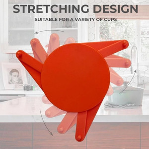 Ajustable al por mayor apilable soporte para tazas de café organizador de tazas de plástico estante organizador de bebidas apilador - Product Image 5