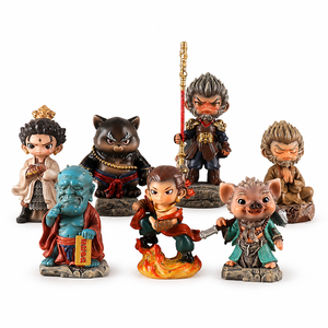 Statuetta da Collezione Dipinta a Mano in Resina di Wukong, Scatola Misteriosa e Blind Box Personalizzata OEM ODM, Decorazione per la Casa - Product Image 1
