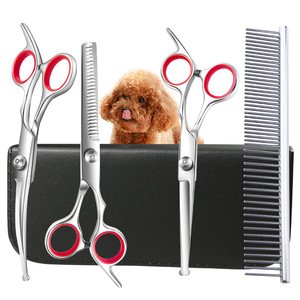 Professional <b>Pet</b> Grooming Scissors Set 6 Inch Stainless Steel <b>For</b> Dog Hair Trimming And Styling Tools - Product Image 1