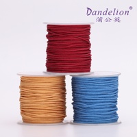 Cordon en nylon épais de 1,5 mm, cordon pour perles, accessoires de bijoux, bracelet, collier, matériel, 111 couleurs