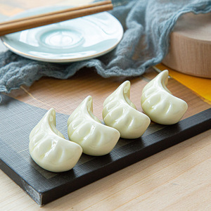 Supporto per bacchette in ceramica personalizzato per ristorante, - Product Image 1