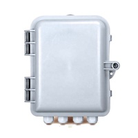Boîtier de distribution optique 1x8 PLC, 12 cœurs, connecteur SC, FTTH, étanche, pour montage mural ou sur poteau extérieur