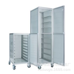 Detachable Commercial Enclosed Aluminum Alloy <b>Baking</b> Tray Rack 600x400 Hinged Door Bakery <b>Equipment</b> - Product Image 4