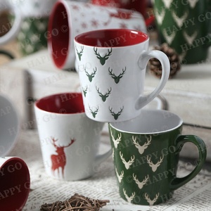 Happy go-<span class=keywords><strong>taza</strong></span> con estampado de pantalla de seda, <span class=keywords><strong>taza</strong></span> con diseño navideño de copos de nieve, 80ml, 2,8 oz - Product Image 6