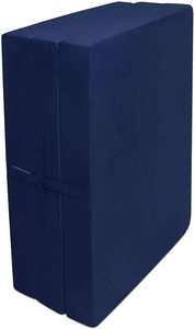 <span class=keywords><strong>Futon</strong></span> 60 x 190 cm, grand lit pliant portable de voyage, bleu foncé, économise de l'espace - Product Image 2