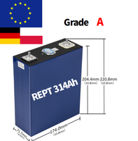 Grado a REPT 314Ah 3,2 V Baterías de iones de litio prismáticas de alta capacidad Ensamblaje cuadrado con tipo de producto de celda Lifepo4