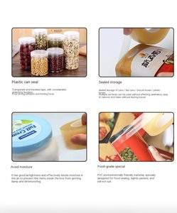 Cinta Adhesiva Acrílica <span class=keywords><strong>de</strong></span> PVC para Sellado <span class=keywords><strong>de</strong></span> Latas <span class=keywords><strong>de</strong></span> Alimentos, Cajas Metálicas, Botellas <span class=keywords><strong>de</strong></span> Plástico - Impermeable, Sin Residuos, para Bordes - Product Image 6