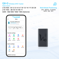 Tracelink - Mini Rastreador GPS Portátil en Tiempo Real con Red 4G LTE GSM, Dispositivo de Rastreo GPS para Automóvil, Motocicleta, Camión, Perros