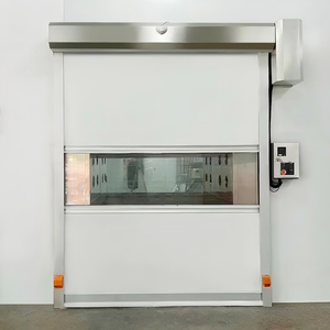 Porta Rapida Industriale <span class=keywords><strong>in</strong></span> PVC Antipolvere Ermetica <span class=keywords><strong>per</strong></span> Camera Bianca ad Azione Rapida Resistente al Freddo con Isolamento Termico - Product Image 4