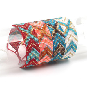Pulseras Unisex <span class=keywords><strong>de</strong></span> Cuentas Miyuki <span class=keywords><strong>de</strong></span> <span class=keywords><strong>la</strong></span> <span class=keywords><strong>Amistad</strong></span> Trenzadas <span class=keywords><strong>de</strong></span> <span class=keywords><strong>la</strong></span> Suerte Nuevos Patrones Tejidos con Forma <span class=keywords><strong>de</strong></span> Flecha al Por Mayor para Hombre - Product Image 1
