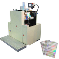 Machine d'impression holographique pour autocollants de sécurité anti-contrefaçon, machine automatique de fabrication d'étiquettes holographiques en relief