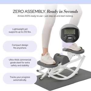 Mini stepper en acier pour entraînement des jambes, fessiers et gaines abdominales à domicile, <span class=keywords><strong>cardio</strong></span> à faible impact, sans assemblage, convivial pour les débutants - Product Image 4