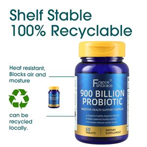 Suplemento de probióticos de alta potencia 60 tabletas <span class=keywords><strong>para</strong></span> mujeres y hombres promueven la salud del sistema inmunológico probióticos - Product Image 5