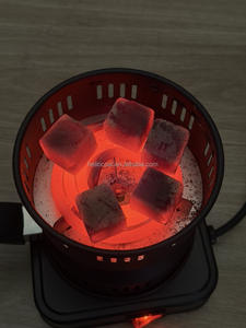 Carbone per Narghilè HELIOCOAL Nero, Cubetti Senza Fumo con Cenere Bianca, Lunga Durata, Carbone per <span class=keywords><strong>Shisha</strong></span> Prodotto a Macchina, Cubetti Affettati ad Alta Densità 700C - Product Image 3