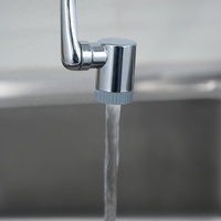 Aérateur de robinet rotatif à bras robotique pivotant, extension de robinet pivotante, aérateur de robinet extensible, pomme de douche extensible