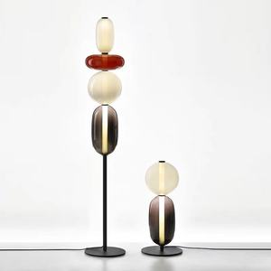 Lámpara colgante de cristal de Arte Moderno nórdico, cadena de calabaza de caramelo blanca cálida posmoderna para el hogar, cafetería, Club de ocio pequeño - Product Image 2