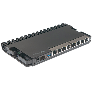 RB5009UPr+S+IN Enterprise <b>Router</b> - 8xGigabit PoE, 1.4GHz ARM, RouterOS - Product Image 1