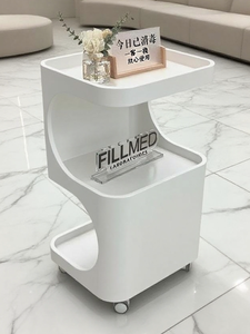 Chariot de rangement moderne en plastique pour salon de beauté, chariot utilitaire mobile à 4 roues pour salon de <span class=keywords><strong>coiffure</strong></span> - Product Image 2