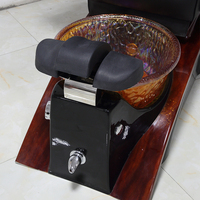 Fauteuil de pieds électrique pour pédicure, siège de luxe personnalisé en cuir véritable, Design de sortie d'eau automatique, haut de gamme, Salon de beauté en cristal européen