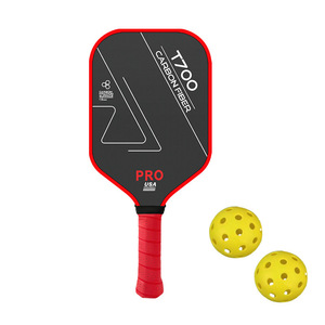Raquette de pickleball Peak T700, 13,4 mm, fibre de carbone, antidérapante, pour entraînement, forme standard, 220 g - Product Image 3