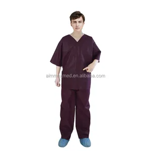 Produsen perlengkapan medis gaun perlindungan sekali pakai baju gosok dokter