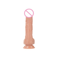 Vente chaude Silicone Gros Godes Pénis Réaliste Vibrateurs Souples Produit Mâle Gode de Sexe pour les Femmes Climax