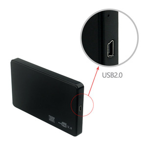 ShuoLe 2.5 Inch Sata Hard Drive Enclosure Usb 2.0 External Hdd Case For <b>2tb</b> Disk Plastic Shell - Product Image 3